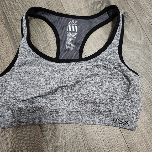VSX Heathered Gray Sports Bra - Picture 1 of 3